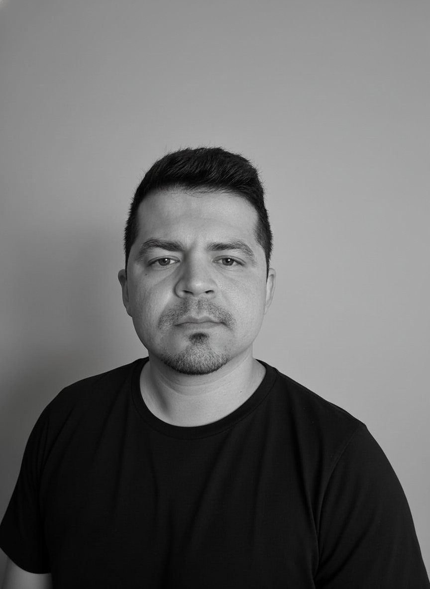 Retrato de Fernando, fundador do Imageiro.com em Lucas do Rio Verde